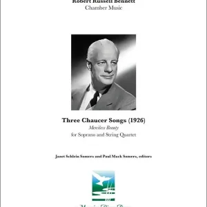 Theodore Presser Three Chaucer Songs (1926) - Bennett - Soprano Voice/String Quartet Prix Réduit