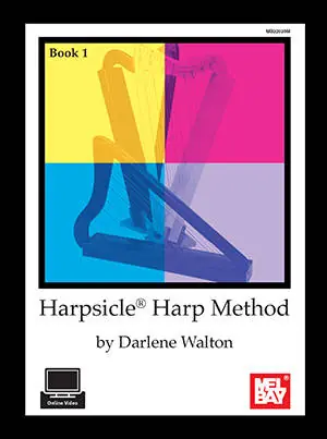 Expédition Rapide Mel Bay Harpsicle Harp Method, Book 1 - Walton - Book/Video Online