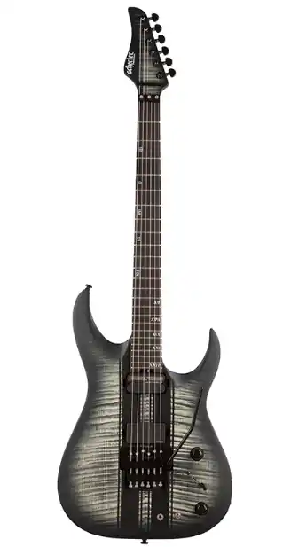 Schecter Banshee GT Floyd Rose, micro Sustainiac Charcoal Burst Populaire