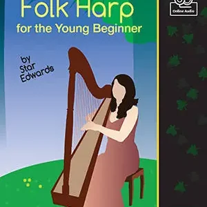 Mel Bay Folk Harp for the Young Beginner - Edwards - Book/Audio Online Commander Maintenant