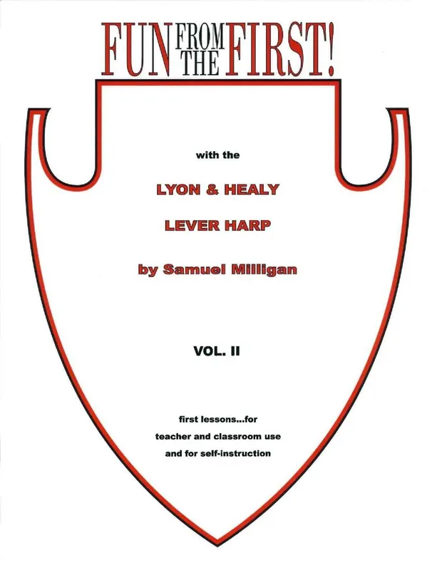 Lyon & Healy Fun from the First! Vol 2 - Milligan - Lever Harp - Book Prix Bas