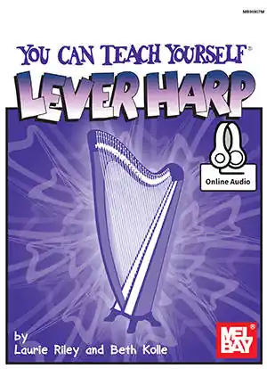 Mel Bay You Can Teach Yourself Lever Harp - Riley/Kolle - Harp - Book/Audio Online Prix Cassé