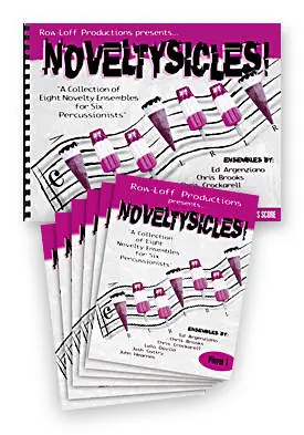 Dernier Modèle Row Loff Productions Noveltysicles (Collection) - Percussion Ensemble - Score/Parts