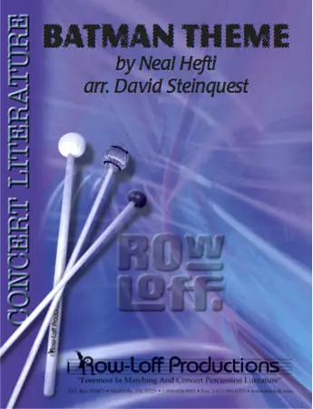 Row Loff Productions Batman Theme - Hefti/Steinquest - Percussion Ensemble Produit De Marque
