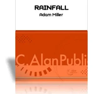 Must-Have C. Alan Publications Rainfall - Miller - Percussion Ensemble - Gr. Medium Easy