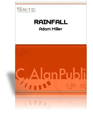 Must-Have C. Alan Publications Rainfall - Miller - Percussion Ensemble - Gr. Medium Easy