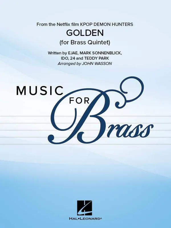 Réduction Hal Leonard Golden (from KPop Demon Hunters) - Wasson - Brass Quintet - Gr. 4