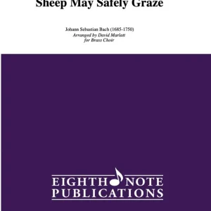 Eighth Note Publications Sheep May Safely Graze - Bach/Marlatt - Brass Choir Commander Maintenant