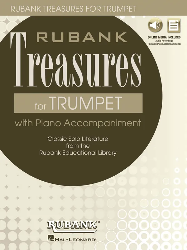Rubank Publications Rubank Treasures for Trumpet - Voxman - Book/Media Online Top Vente
