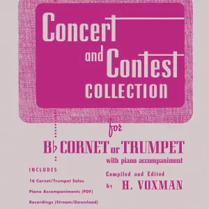 Rubank Publications Concert and Contest Collection for Bb Cornet or Trumpet - Voxman - Book/Media Online Super Prix