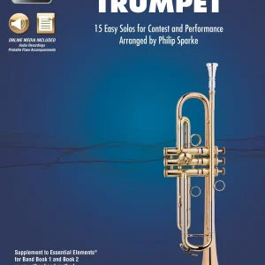 Seulement Aujourd'hui Hal Leonard Classical Solos for Trumpet 15 Easy Solos for Contest and Performance - Sparke - Trumpet - Book/Media Online