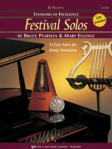 Kjos Music Standard of Excellence Festival Solos, Book 1 - Pearson/Elledge - Trumpet - Book/CD Marque
