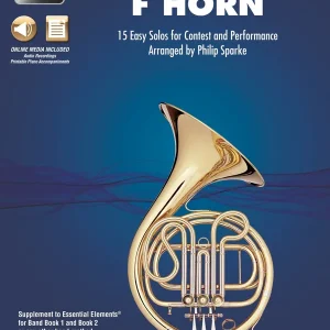 Hal Leonard Classical Solos for F Horn 15 Easy Solos for Contest and Performance - Sparke - F Horn - Book/Media Online Haute Qualité