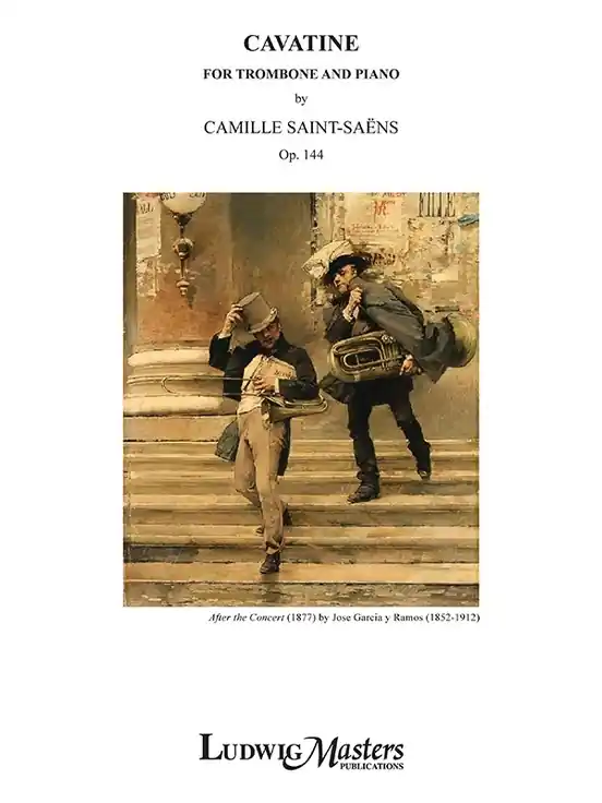 Acheter En Ligne LudwigMasters Publications Cavatine, Op. 144 - Saint-Saens - Trombone/Piano - Sheet Music
