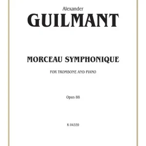 Retour Gratuit Kalmus Edition Morceau Symphonique, Opus 88 - Guilmant - Trombone/Piano - Sheet Music