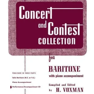 Usine Directe Rubank Publications Concert and Contest Collection for Baritone - Accompaniment CD