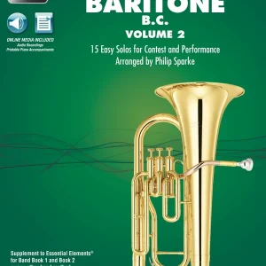 Offre Spéciale Hal Leonard Classical Solos for Baritone B.C., Volume 2 15 Easy Solos for Contest and Performance - Sparke - Baritone B.C. - Book/Media Online
