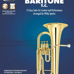 Hal Leonard Classical Solos for Baritone T.C. 15 Easy Solos for Contest and Performance - Sparke - Baritone T.C. - Book/Media Online Seulement Aujourd'hui