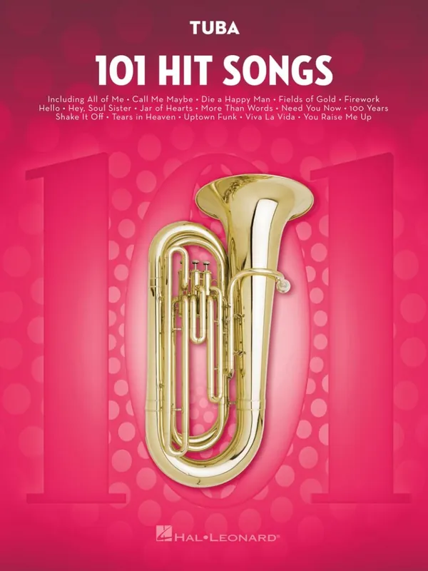 Hal Leonard 101 Hit Songs for Tuba - Book Jusqu'à Épuisement Des Stocks