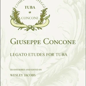 Encore Music Publishers Concone Solfeggi Legato Etudes for Tuba - Concone/Jacobs - Tuba - Book Nouvel Arrivage
