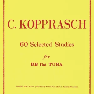 Pas Cher Alphonse Leduc 60 Selected Studies - Kopprasch - BB-flat Tuba - Book