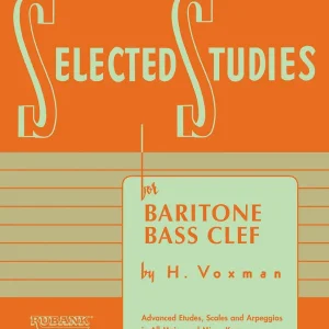 Nouvel Arrivage Rubank Publications Selected Studies - Voxman - Baritone B.C. - Book