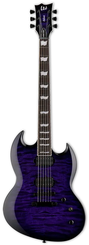 LTD VIPER1000QMSTPSB See Thru Purple Sunburst Bon Plan