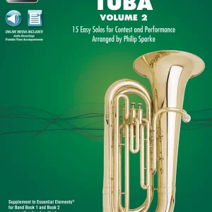 Hal Leonard Classical Solos for Tuba, Volume 2 15 Easy Solos for Contest and Performance - Sparke - Tuba - Book/Media Online Top Vente