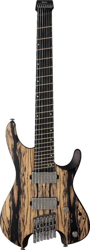 Dernière Chance Ibanez QX527PE-NTF Natural Flat 7 Cordes
