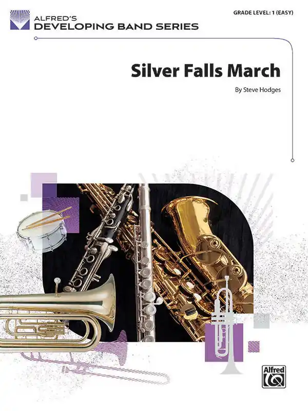 Dernière Chance Alfred Publishing Silver Falls March - Hodges - Concert Band - Gr. 1