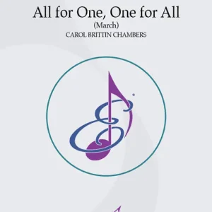 Excelcia Music Publishing All for One, One for All (March) - Chambers - Concert Band - Gr. 1.5 Satisfait Ou Remboursé