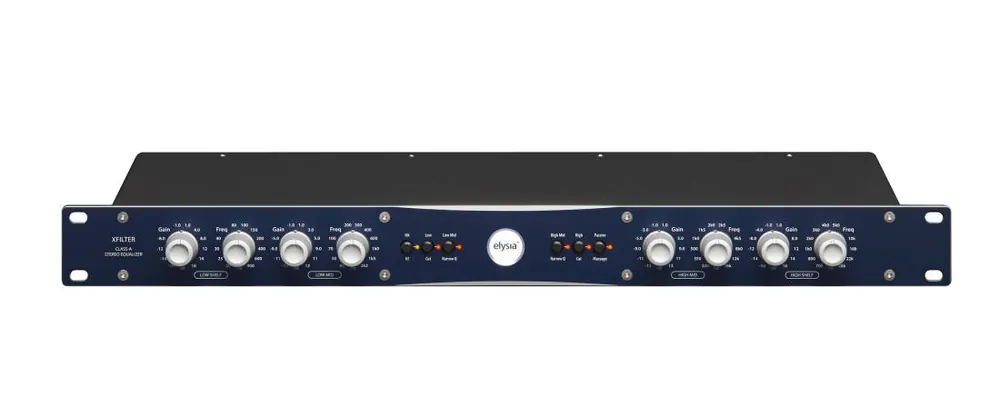 Réduction Elysia Xfilter Rackmount Stereo EQ