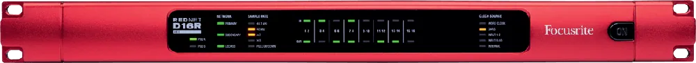 Focusrite RFR REDNET-D16R 16 canaux AES3 I/O Affaire À Saisir