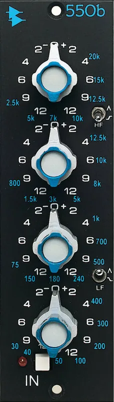 Populaire API 550b Discrete 4 Band EQ