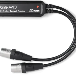 Seulement Aujourd'hui Dante ADP-DAO-AU-0X2 Adaptateur Dante vers 2 sorties audio