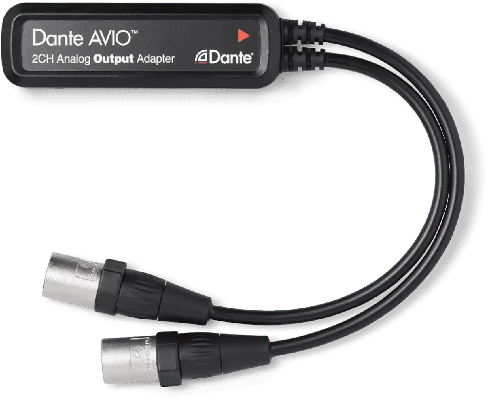 Seulement Aujourd'hui Dante ADP-DAO-AU-0X2 Adaptateur Dante vers 2 sorties audio