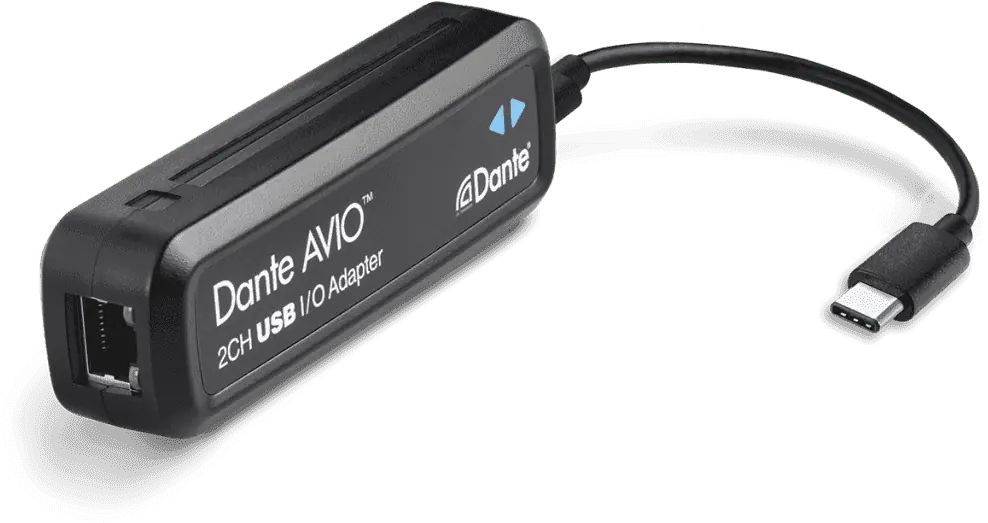 Dante ADP-USBC-AU-2X2 AVIO Adaptateur DANTE-USBC Achat Immédiat
