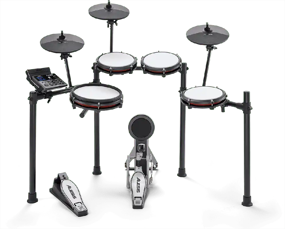 Alesis NITROMAX kit 5 fûts - 3 cymbales Commander Vite