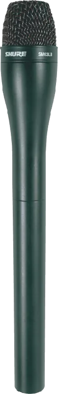 Shure SM63LB Micro interview omni long noir Dernier Modèle