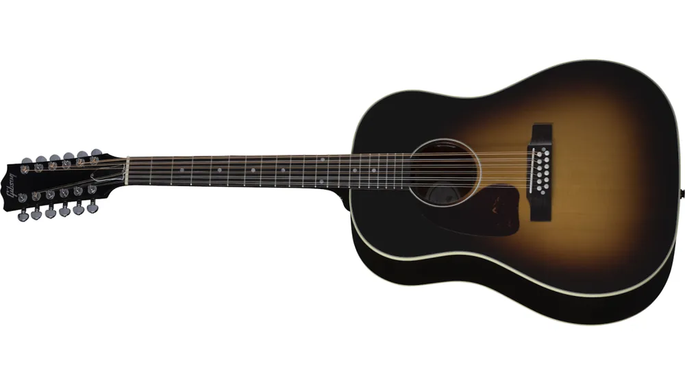 Gibson J-45 Standard 12-String Acoustic/Electric Guitar with Hardshell Case - Vintage Sunburst (Left Handed) Promotion