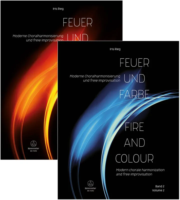 Baerenreiter Verlag Fire and Colour Volume 1 and 2 - Rieg - Organ - Book Retour Gratuit