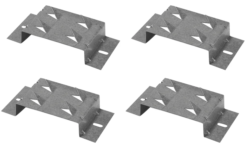 Paiement Sécurisé Auralex 1‘‘ Offset Impaling Clip - 4 Pack
