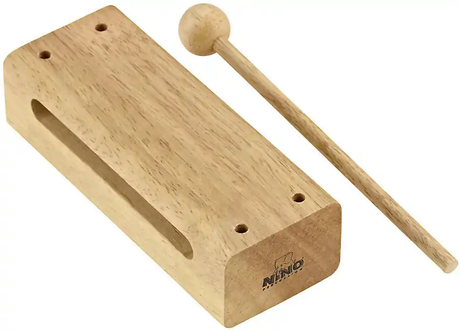 Meinl Nino Wood Block - Large - Natural Solde