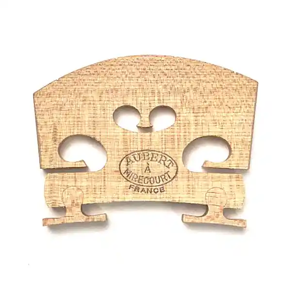 Aubert Lutherie Treated Violin Bridge with Adjustable Feet - 4/4 Satisfait Ou Remboursé