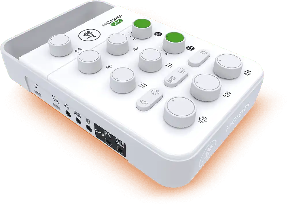 Mackie MCASTER-LIVE-WH Mixeur portable pour le streaming (Blanc) Usine Directe