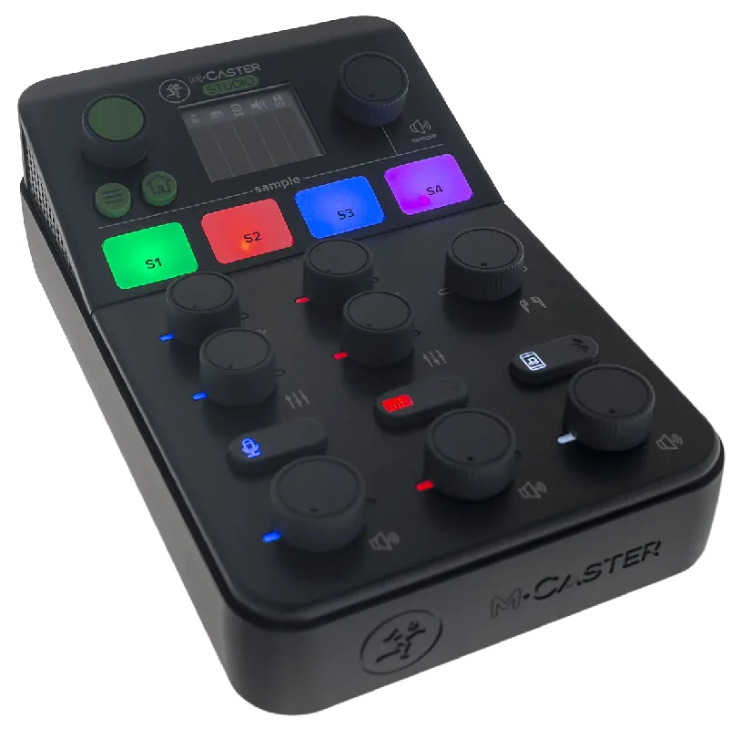 Mackie MCASTER-STUDIO Mixeur avec sampleur pour le streaming Haute Qualité