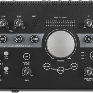 Mackie Big Knob Studio+ 4x3 Studio Monitor Controller w/192kHz USB I/O Dernière Chance