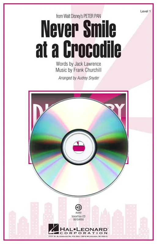 Seulement Aujourd'hui Hal Leonard Never Smile at a Crocodile - Snyder - VoiceTrax CD