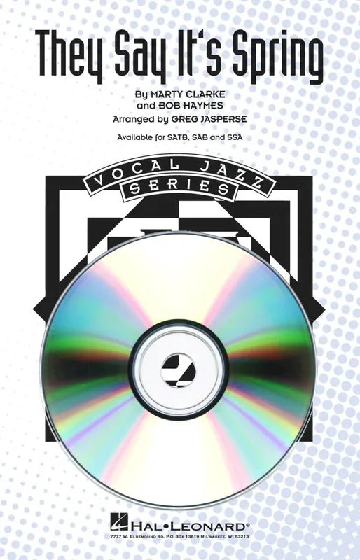 Hal Leonard They Say It‘s Spring - Clarke/Haymes/Jasperse - ShowTrax CD Populaire