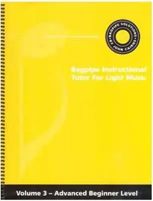 Scott‘s Bagpipe Solutions Book 3 - Cairns - Book/CD Prix Choc